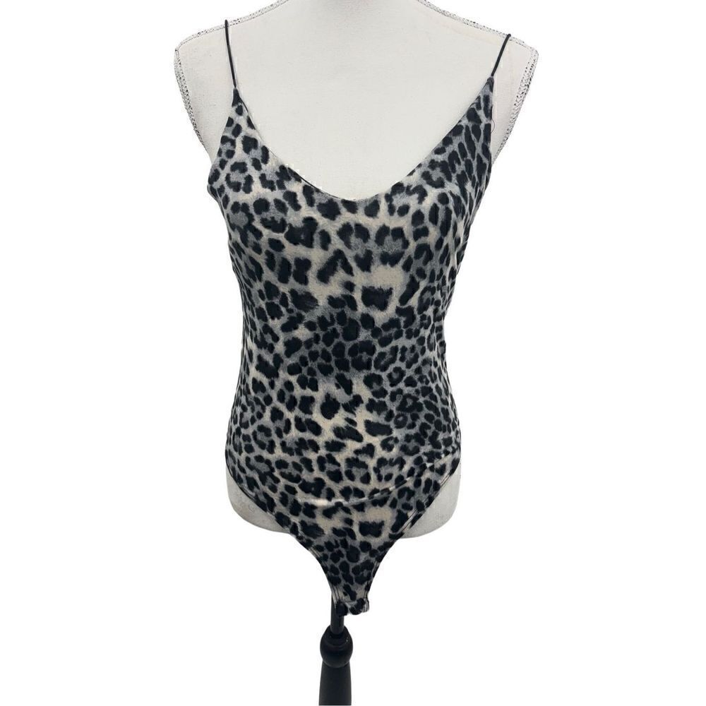 Gaze Leopard print Body suit size medium